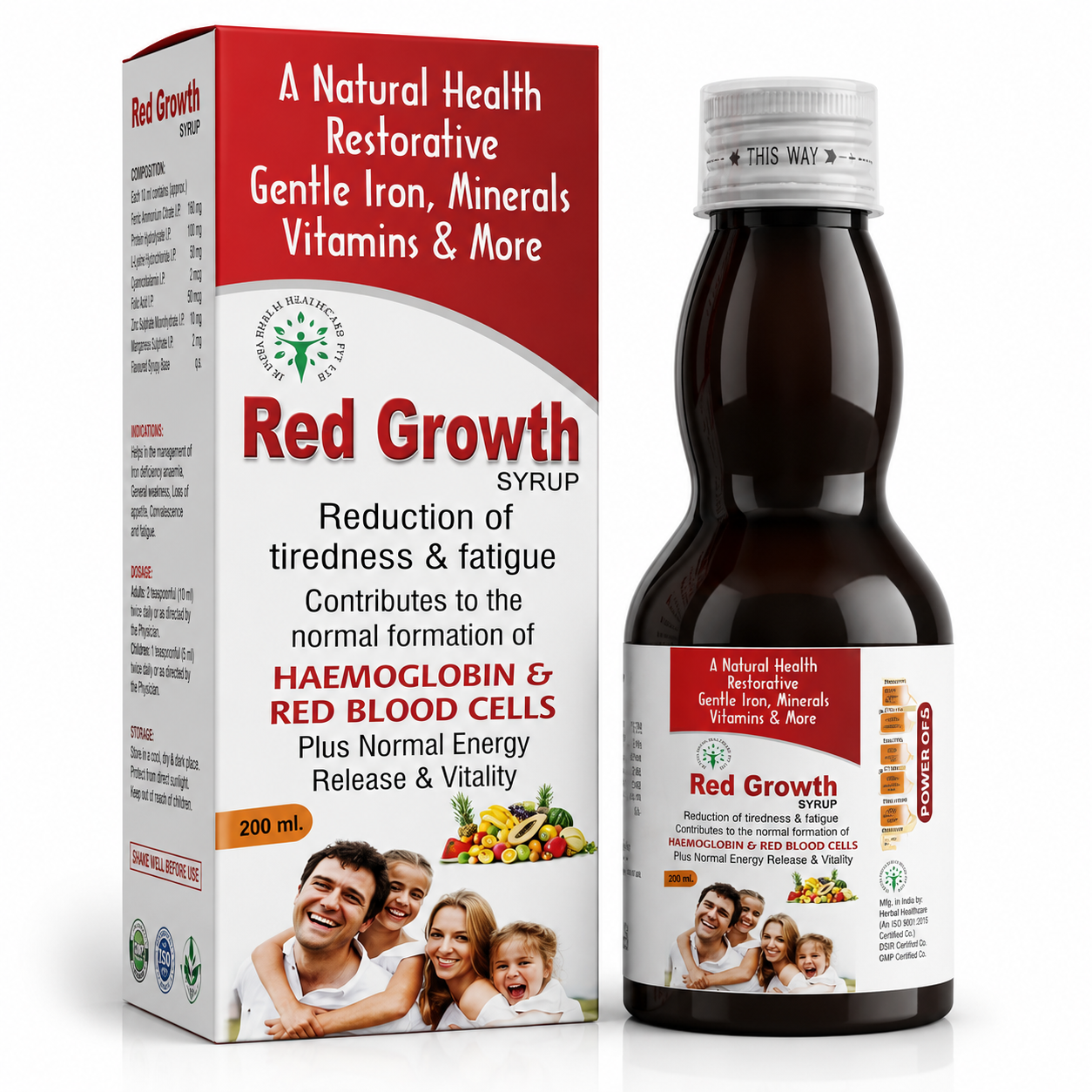RED GROWTH SYRUP